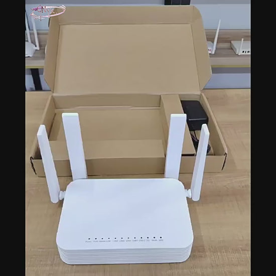 Optical cat F890L 5G WiFi6 ONT ONU Gpon 4 Gigabit port dual-band English firmware foreign trade mode