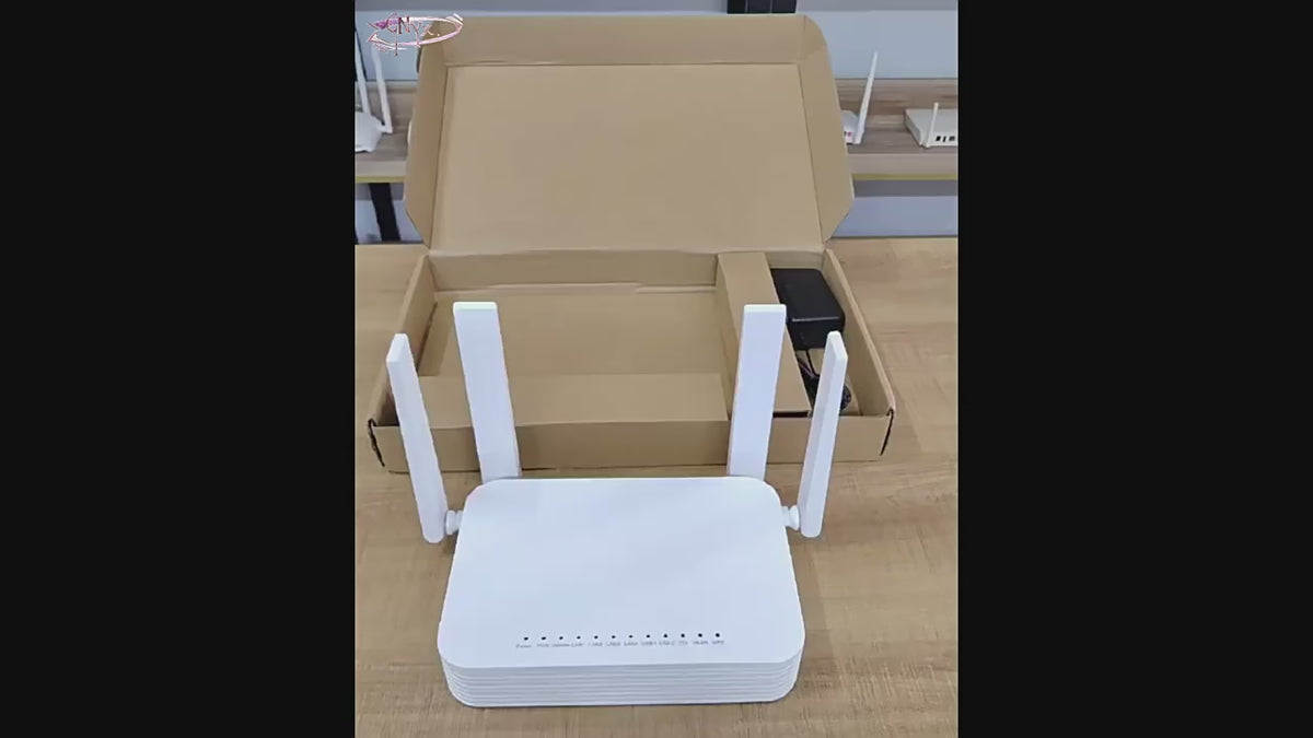 Optical cat F890L 5G WiFi6 ONT ONU Gpon 4 Gigabit port dual-band English firmware foreign trade mode