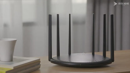 TP-LINK 1900M Gigabit port dual-frequency wireless router through wall TL-WDR7666 Gigabit Easy Exhib
