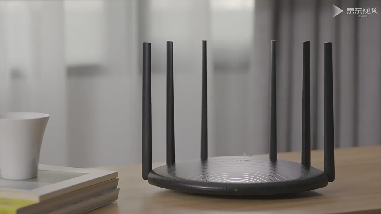 TP-LINK 1900M Gigabit port dual-frequency wireless router through wall TL-WDR7666 Gigabit Easy Exhib