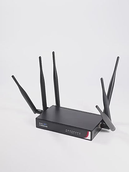 Wireless router home gigabit high-speed wireless wifi 100 megabit port student dormitory home small 